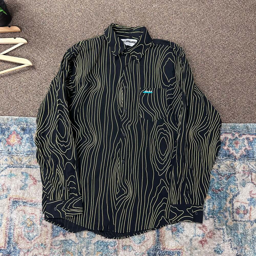 Rhuigi x Zara Shirt Small Goth Abstract Maximalist Streetwear Party Club NWT